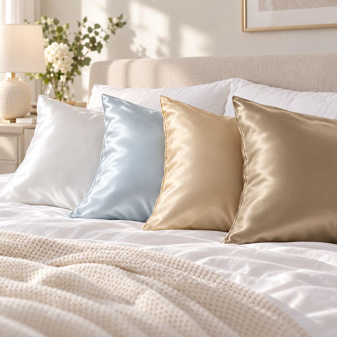 Arctic blue Mulberry silk pillowcase