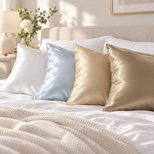 Arctic blue Mulberry silk pillowcase